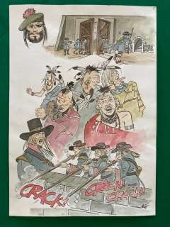 Vianello, Lele - 1 Original page - Attacco a Fort William Henry - volume incluso - 2011 | Catawiki