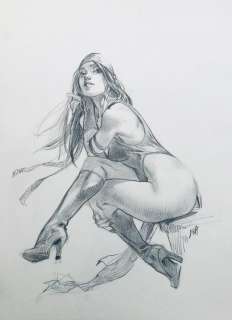 Jula, Andrea - 1 Original drawing - Elektra | Catawiki