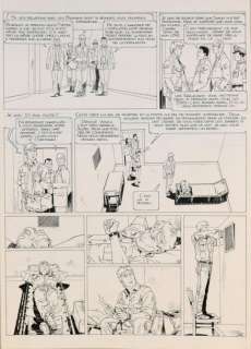 Francq, Philippe | LARGO WINCH Planche Ã  l’encre de chine n° 32 de l’album | Cornette de St Cyr