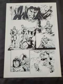 Cory Smith/Poggi - 1 Original page - Conan The Barbarian