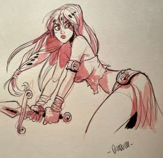 Barbucci, Alessandro - 1 Original colour drawing - Ekhö monde miroir | Catawiki