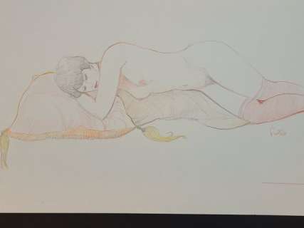 Frollo, Leone - 1 Original colour drawing - Il Sonnellino | Catawiki