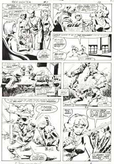 Tony DeZuñiga / Mel Candido - 1 Original page - Red Sonja - (Vol. 2) #1 - 1983 | Catawiki