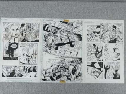 Sienkiewicz, Bill (inker) - Barreto / Nolan / Smith (penciller) - 3 Original page - andere - 1997 | Catawiki