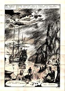 Manara, Milo - 1 Original page - Jolanda De Almaviva #17 Full Page - "All’arrembaggio" - 1971 | Catawiki