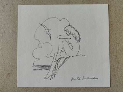 Manara, Milo - 1 Original drawing - Il profumo dell’invisibile - Miele sulla scogliera - 2010 | Catawiki