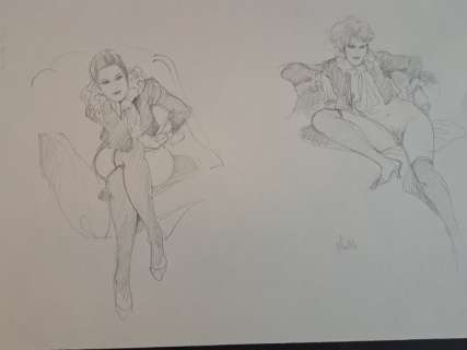 Frollo, Leone - 1 Original drawing - Mona Street e l’Altra | Catawiki