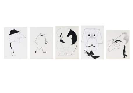 ARDITO PIETRO (1919 - 2005) - LOT COMPRISING 5 CARICATURES | Capitolium Art