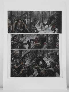 Pilotta, Franco | Original, painted page  - La Marque du Démon  - La Geste Écarlate  - (2004) | Catawiki