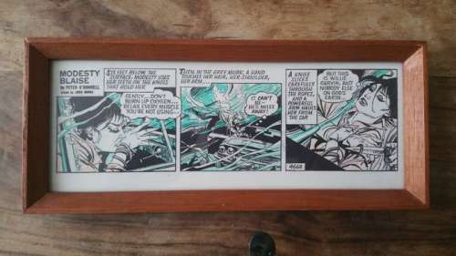 Burns, John | Original daily Comic Strip 4668  - Modesty Blaise  - Green Cobra  - (1978) | Catawiki