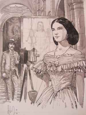 Liberge, Eric - 1 Original colour drawing - Le Suaire - Turin 1898 - 2017 | Catawiki