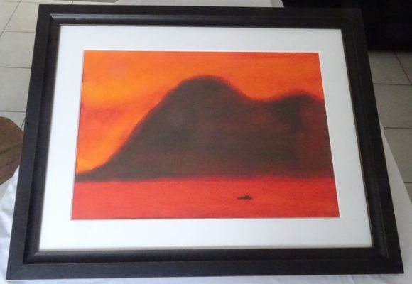 Alfred (Papagalli, Lionel) - Original colour drawing - Italiques - Vésuve - Festival Regard 9 - 2014 | Catawiki