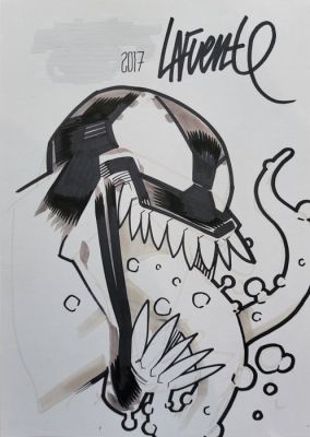 David Lafuente - 1 Original drawing - Venom - Venom - 2017