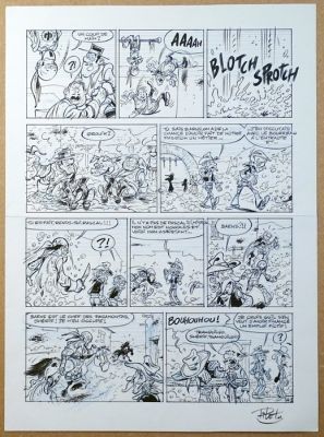 Johan Pilet - 1 Original drawing - Caktus T1 - Le masque vert | Catawiki