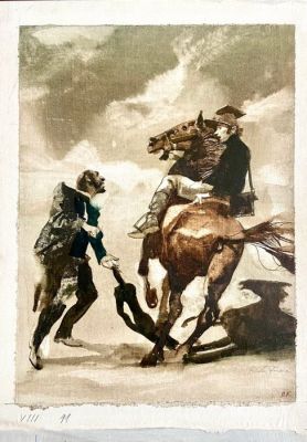 Pinter, Ferenc - 1 Original colour drawing - VIII - 91 | Catawiki