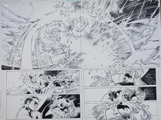 Greg Tocchini - 1 Original page - Green Lantern - Ion #5 - 2006 | Catawiki