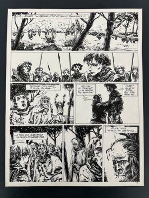 Bezian Frédéric - 1 Original page - Muret 1213, la bataille (Montfort, Toulouse, Aragon) - 1986 | Catawiki