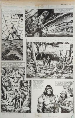 John Buscema et Ernie Chan - 1 Original page - Conan le Barbare - Savage Sword Of Conan #72 page 22 Marvel Comics 1982 - 1982 | Catawiki