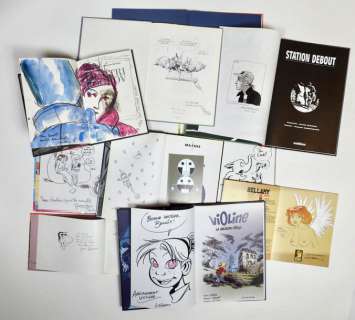 Dedicaces Ensemble... | DEDICACES Ensemble de 10 bandes dessinées dont Bellamy,... | Vermot et Associés