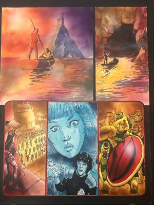 Ezquerra, Carlos - 1 Original page - Durham Red - When I first set Eyes on Johnny Alpha... - 1992 | Catawiki