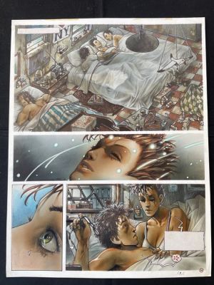 Frezzato, Massimiliano - 1 Original page - Margot queen of the night - 1992