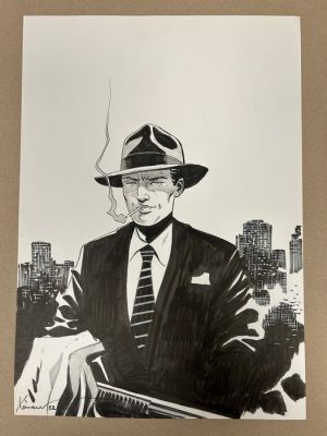 Xavier - 1 Original drawing - Le serpent et le coyote - 2022 | Catawiki