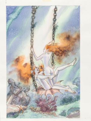 Nizzoli, Marco - 1 Original colour drawing - Nife dei boschi - 2015 | Catawiki