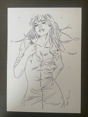 Jim - 1 Original drawing - Une Nuit à Rome - Marie | Catawiki