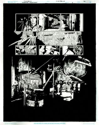 The Bat-Man: Second Knight #2 p.36 - Bat-Man in Stealth mode! | Comic Book Art Gallery