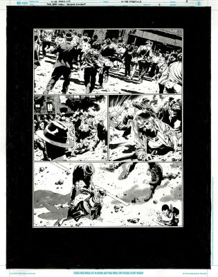 The Bat-Man: Second Knight #2 p.02 - Clark’s “Crowd Control”! | Comic Book Art Gallery