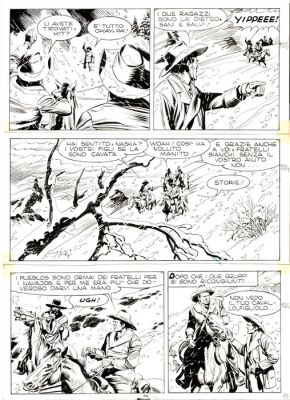 Ticci, Giovanni - 1 Original page - Tex #271 - "Bandoleros!" - 1983 | Catawiki