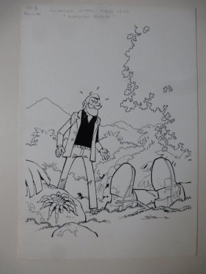 Bédu (Bernard Dumont) - 1 Original cover - Clifton - Matoutou-Falaise - 1990 | Catawiki