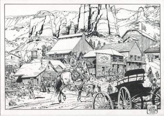 Wilson, Colin - 1 Original drawing - De Jonge Jaren van Blueberry - 2018 | Catawiki