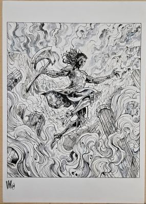Continue Shopping | SERA MARVEL SNAP (VINCENZO RICCARDI ORIGINAL ART) | Scott’s Collectables