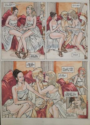 Duveaux, Michel - 1 Original colour page - Caligula pl88 - (années 1980) | Catawiki