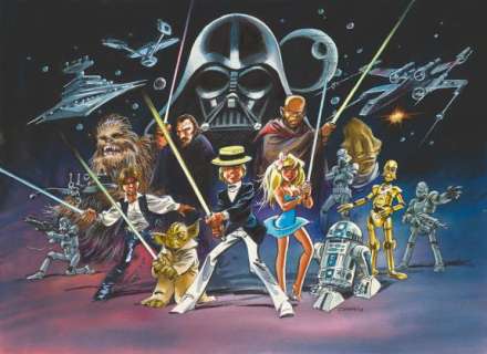 Dany | Illustration originale en hommage à Star Wars - Olivier Rameau | Daniel Maghen