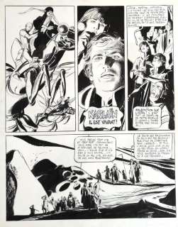 GILLON Paul - Planche originale 46 LES NAUFRAGES DU TEMPS Tome 7 Le Sceau de Beselek par Paul GILLON