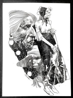 Toppi, Sergio - 1 Original drawing - La Coiffe