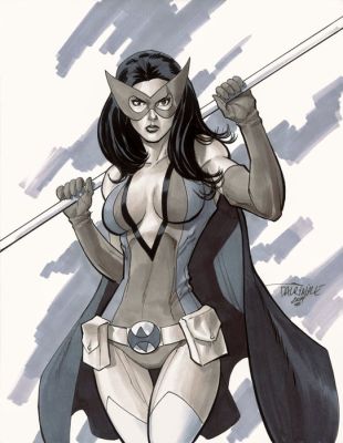 Scott Dalrymple - 1 Original drawing - Huntress - 2014 | Catawiki