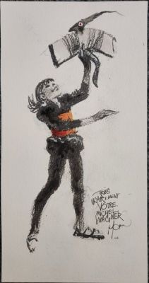 Follet, René - 1 Original drawing - Les ailes de Peter Pan - 1993 | Catawiki