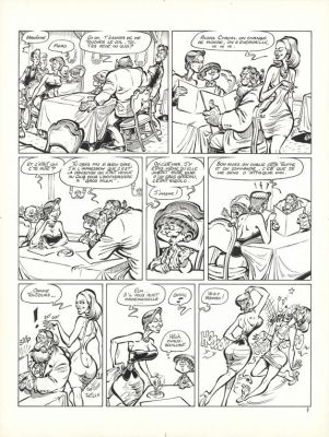 Coyote | Planche originale de l’histoire " L’assorti au Restau " - Tome 1 - Litteul Kévin | Daniel Maghen