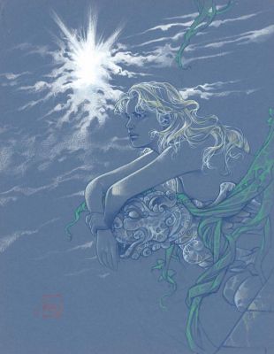 Eric Stalner | Illustration originale - Le Roman de Malemort | Daniel Maghen