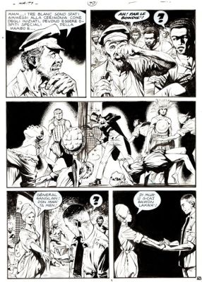 Dotti, Maurizio - 1 Original page - Dampyr #93 - "L’isola dei bucanieri" - 2007 | Catawiki