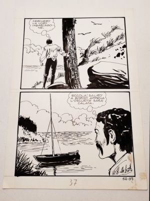 Manara, Milo - 1 Original page - Jolanda De Almaviva - n. 52 "Il Serpente Malizioso" - 1973 | Catawiki