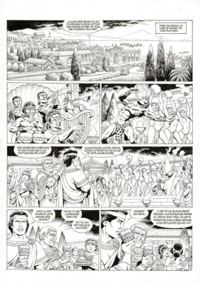 Mitton, Jean-Yves - 1 Original page - Ben Hur T2 - Quintus Arrius - 2009 | Catawiki