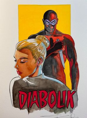 Candita, Giuseppe - 1 Original drawing - Diabolik - Eva Kant e Diabolik - 2026 | Catawiki