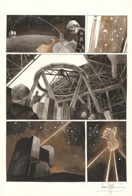 Emmanuel Lepage | Au pied des étoiles, Planche originale | Daniel Maghen