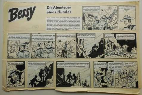 Vandersteen, Willy/Verschueren, Karel | Orginele pagina Bessy  - De huilende rots  - (1959) | Catawiki