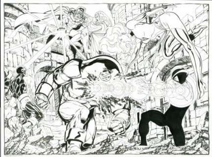 Byrne, John - X-MEN VS. MAGNETO AND JUGGERNAUT Illustration