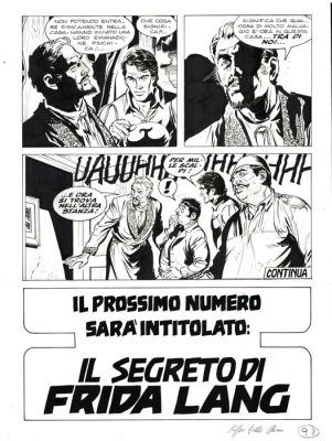 Della Monica, Raffaele - 3 Original page - Zagor #397 - "Vampyr" - 1998 | Catawiki